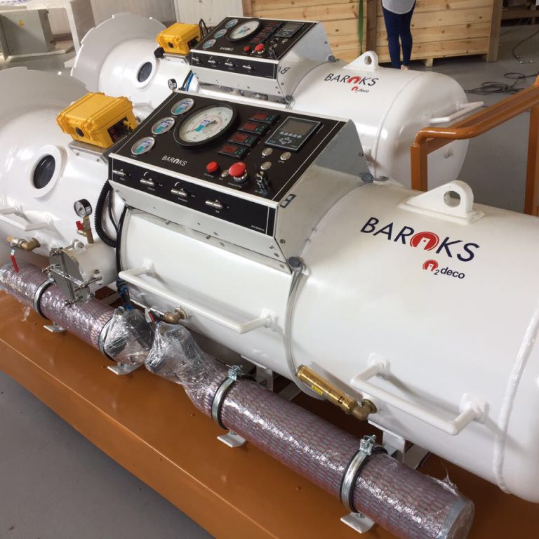 Jednoosobowa komora hiperbaryczna mobilna centrala - Baroks